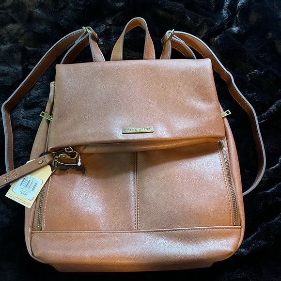 Frye & Co. Cognac leather backpack purse NWT - Picture 2 of 9